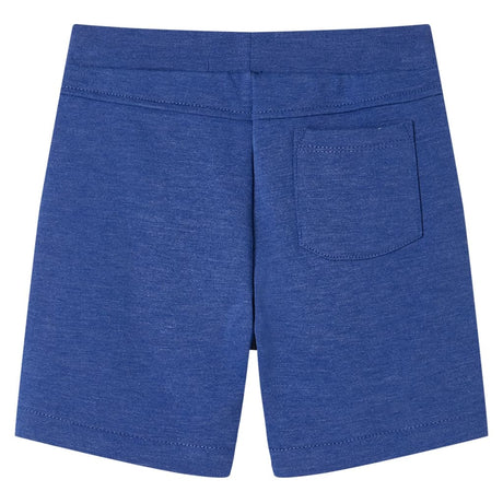 Vidaxl kindershorts met trekkoord 116 gemêleerd blauw