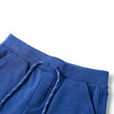 Vidaxl kindershorts met trekkoord 116 gemêleerd blauw