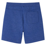 Vidaxl kindershorts met trekkoord 140 gemêleerd blauw