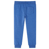 Vidaxl kinderjoggingbroek 104 gemêleerd blauw