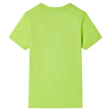 VidaXL Kindershirt met korte mouwen 104 limoengroen