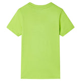 VidaXL Kindershirt met korte mouwen 128 limoengroen