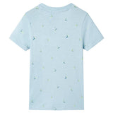 Vidaxl kindershirt 116 lichtblauw