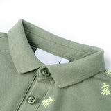 Vidaxl kinderpoloshirt 140 kakikleurig