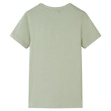 Vidaxl kindershirt met korte mouwen 92 lichtkakikleurig