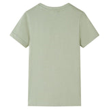 VidaXL Kindershirt met korte mouwen 140 lichtkakikleurig