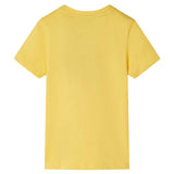 Vidaxl kindershirt met korte mouwen 116 lichtokerkleurig