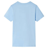 Vidaxl kindershirt met korte mouwen 128 lichtblauw