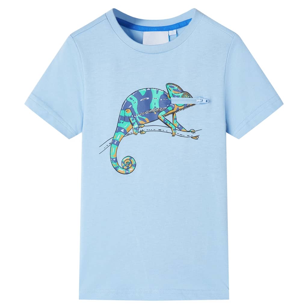 Vidaxl kindershirt met korte mouwen 140 lichtblauw