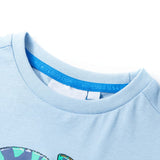 Vidaxl kindershirt met korte mouwen 140 lichtblauw
