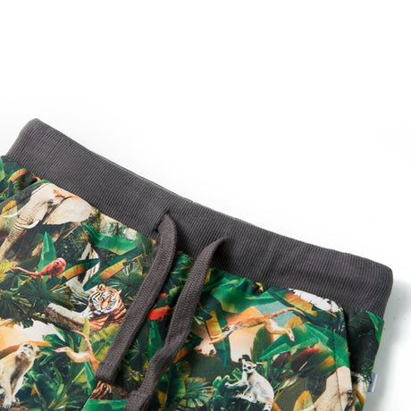 Vidaxl kindershorts met trekkoord 116 oudpetrol