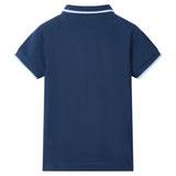 Vidaxl kinderpoloshirt 92 donkerblauw