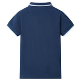 Vidaxl kinderpoloshirt 116 donkerblauw
