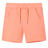 Vidaxl kindershorts met trekkoord 128 neonoranje