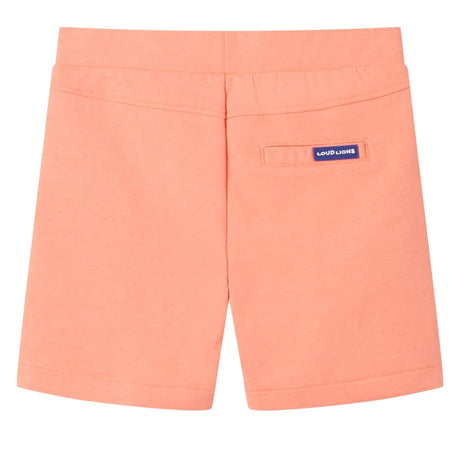 Vidaxl kindershorts met trekkoord 128 neonoranje