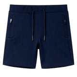 Vidaxl kindershort 128 marineblauw