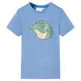 VidaXL Kindershirt 104 middelblauw
