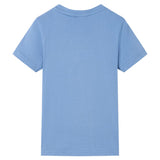 VidaXL Kindershirt 140 middenblauw