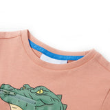 VidaXL Kindershirt 128 lichtoranje