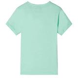 Vidaxl kindershirt met korte mouwen 116 lichtgroen