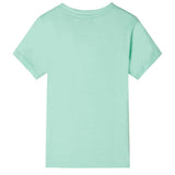 Vidaxl kindershirt met korte mouwen 128 lichtgroen