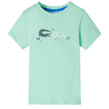 Vidaxl kindershirt met korte mouwen 140 lichtgroen