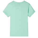 Vidaxl kindershirt met korte mouwen 140 lichtgroen