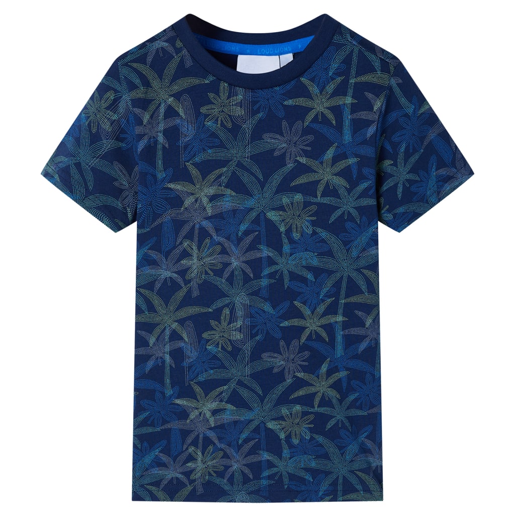 Vidaxl kindershirt 140 marineblauw