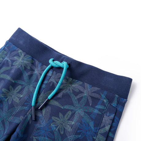 Vidaxl kindershorts met trekkoord 116 marineblauw