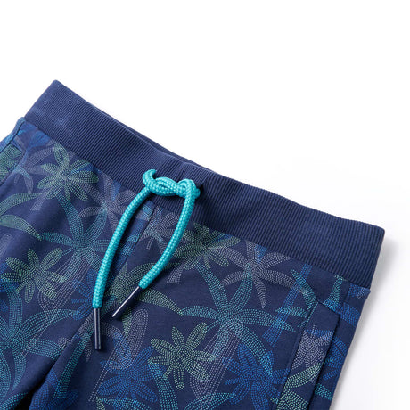 Vidaxl kindershorts met trekkoord 128 marineblauw