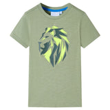 VidaXL Kindershirt 92 lichtkakikleurig
