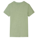 VidaXL Kindershirt 92 lichtkakikleurig
