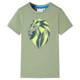 Vidaxl kindershirt 128 lichtkakikleurig