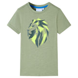 Vidaxl kindershirt 140 lichtkakikleurig