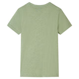 Vidaxl kindershirt 140 lichtkakikleurig