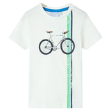 VidaXL Kindershirt met korte mouwen 104 ecru