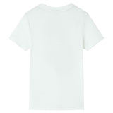 VidaXL Kindershirt met korte mouwen 128 ecru