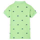 Vidaxl kinderpoloshirt 104 neongroen
