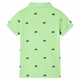 Vidaxl kinderpoloshirt 116 neongroen