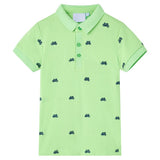 Vidaxl kinderpoloshirt 128 neongroen