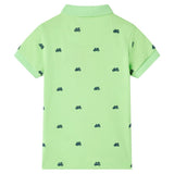 Vidaxl kinderpoloshirt 128 neongroen