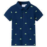 Vidaxl kinderpoloshirt 104 marineblauw