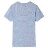 VidaXL Kindershirt met korte mouwen 104 gemêleerd blauw