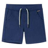 Vidaxl kindershorts met trekkoord 104 donkerblauw