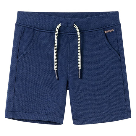 Vidaxl kindershorts met trekkoord 116 donkerblauw