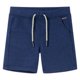 Vidaxl kindershorts met trekkoord 128 donkerblauw