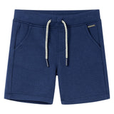Vidaxl kindershorts met trekkoord 140 donkerblauw