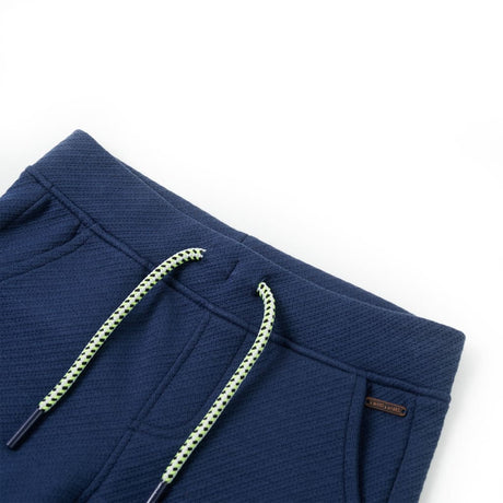 Vidaxl kindershorts met trekkoord 140 donkerblauw