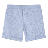 VidaXL Kindershorts met trekkoord 92 gemêleerd blauw
