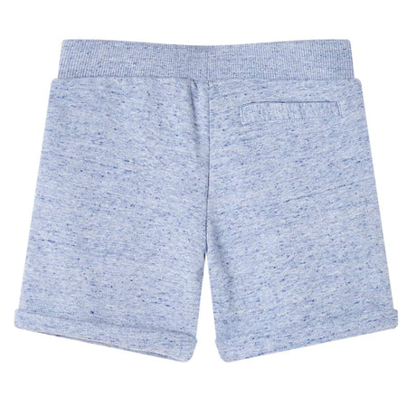 Vidaxl kindershorts met trekkoord 116 gemêleerd blauw
